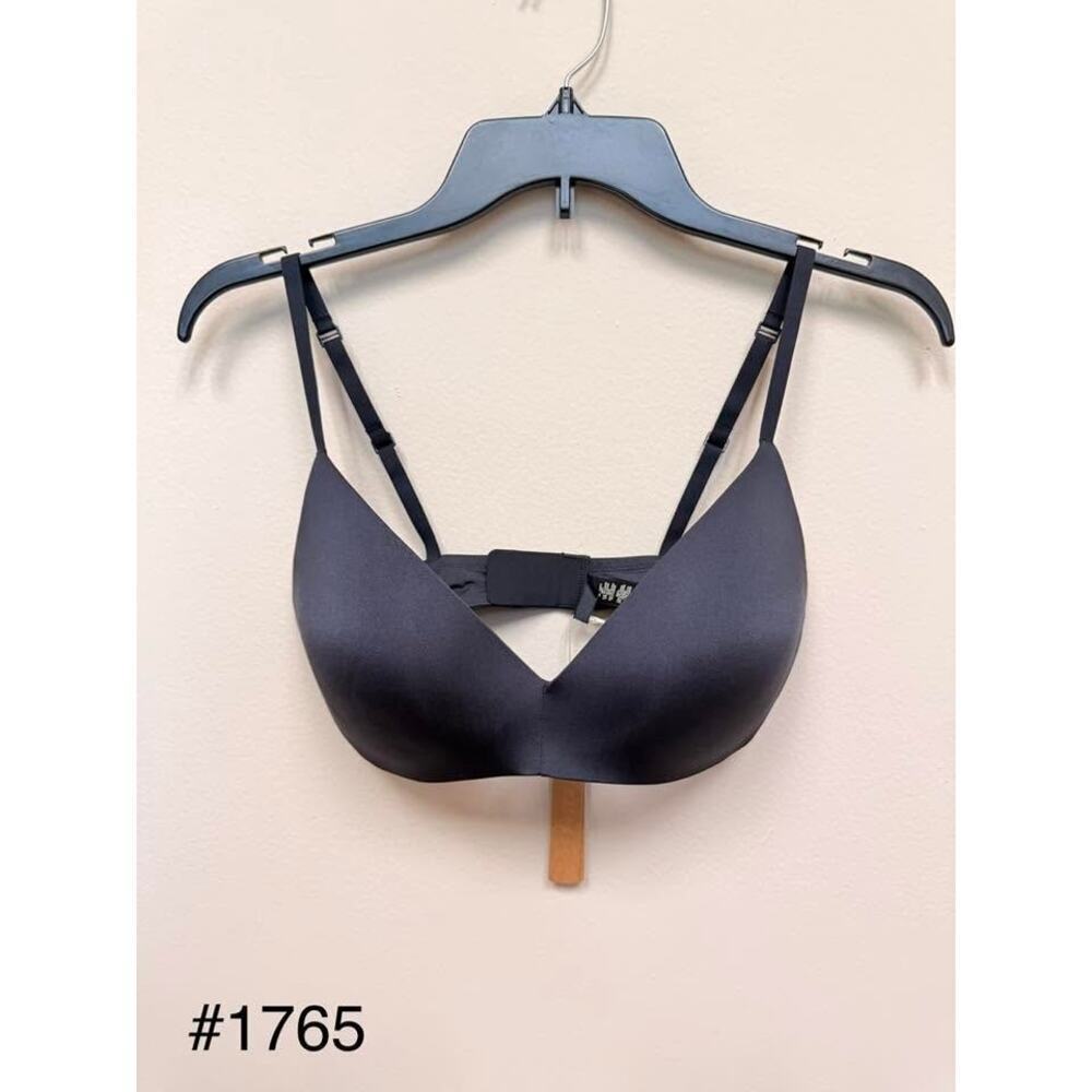 SKIMS WIRELESS FORM Push Up Plunge Bra - Onyx Size 34D NWT #1765